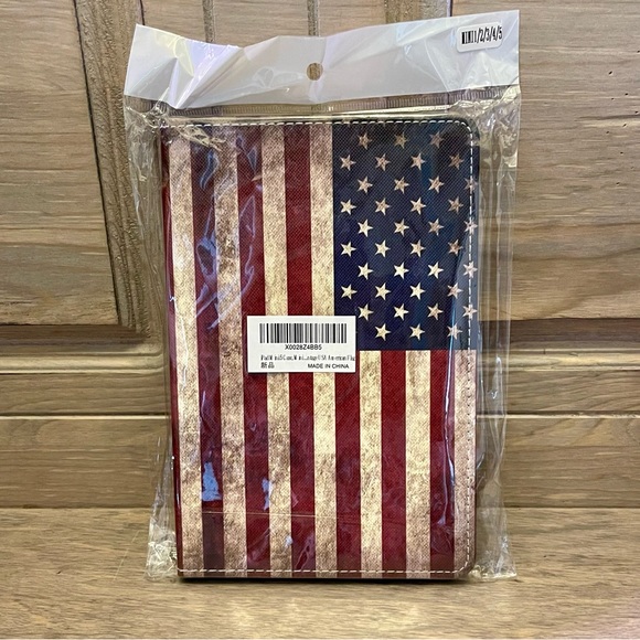 iPad Mini Protective Case Vintage American USA Flag NWT Adjustable - Picture 6 of 11